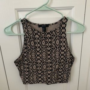 forever 21 Aztec-print halter crop top